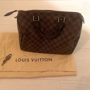 PRE-LOVED LV SPEEDY 30 Damier Ebene